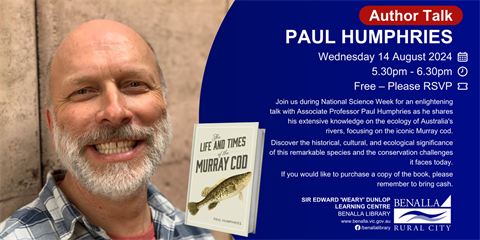Author Talk Paul Humphries