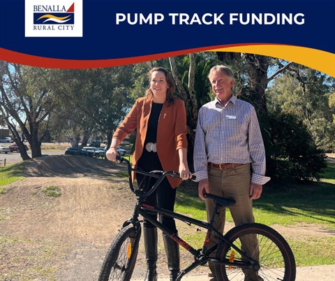 Pump track funded